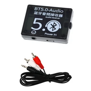 RéCepteur Audio BT5.0 + éTui + Kit de Câble Audio un à Deux DéCodeur Blueto2408 - Afbeelding 1 van 10