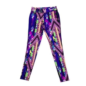 FILA Sport Performance Tribal Colorful Leggings Girls Size Medium (10 - 12) - Picture 1 of 10
