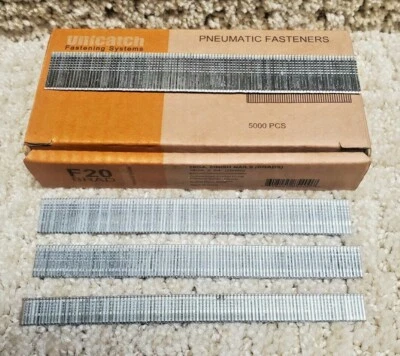 18-gauge brad Nails (F Series) 5000 pcs. per box from 3/8'' up to 2'' - Image 1 of 2