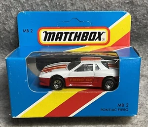 1987 Matchbox Pontiac Fiero MB 2 - Picture 1 of 6