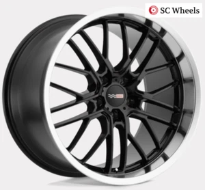 Llanta Cray Eagle negro brillante / plata 19x10,5 5x4,75 Jeep Mustang Mopar GM - Imagen 1 de 1
