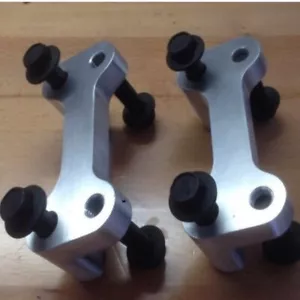 Fit For 05-14 Mustang 14" Rear Brake Rotor Adapter Brackets GT Boss 302 GT500 - Picture 1 of 6