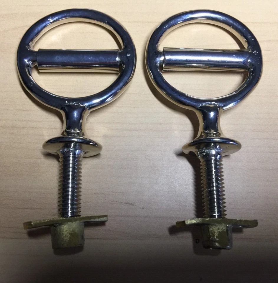 Driving harness  Pair of Tandem Terrets Stainless steel - Image 1 of 1