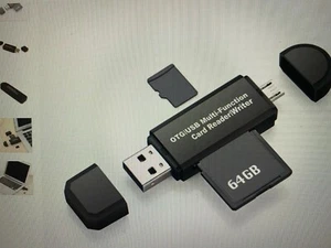 5-in-1 Multifunctional OTG Card Reader Micro SD/SD Card/USB Reader USA seller. - Picture 1 of 1