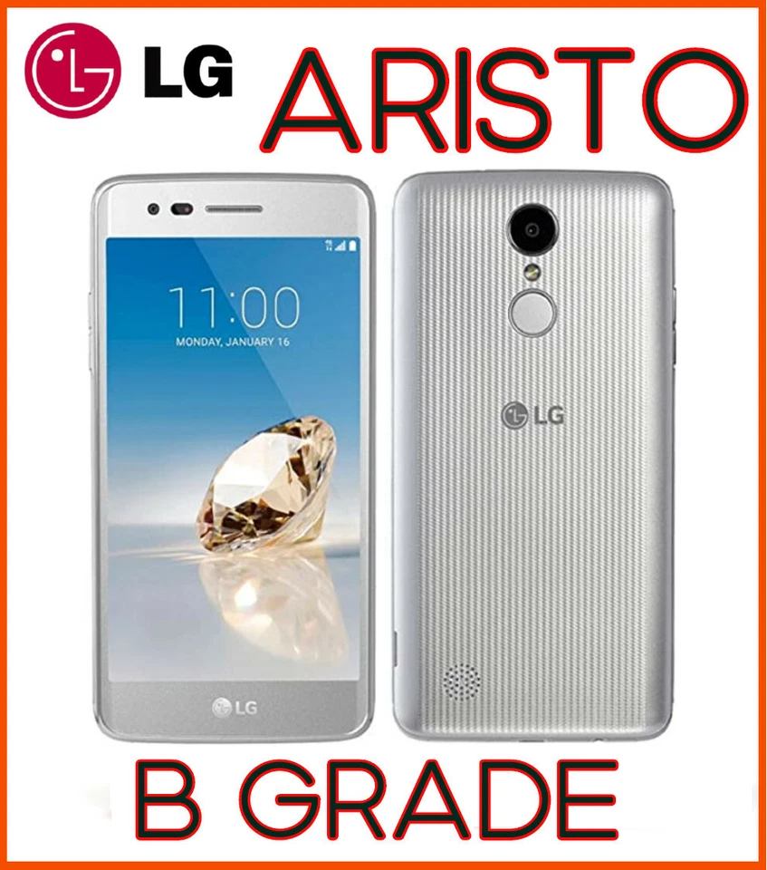 UNLOCKED LG ARISTO 4G VoLTE Smart Cell Phone / T-Mobile TELLO Ultra *B GRADE - Image 1 of 1
