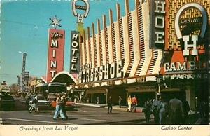 Fremont St Binion's Horseshoe Hotel Casino LAS VEGAS Nevada Mint 1978 Postcard - Picture 1 of 2