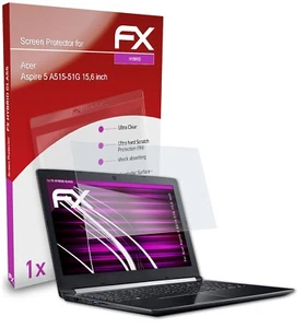 Verre film protecteur pour Acer Aspire 5 A515-51G 15,6 inch 9H Hybride-Verre - Afbeelding 1 van 5