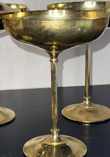 WMF Ikora Gold Plated Champagne Saucers Goblets Coupe Set Of 6