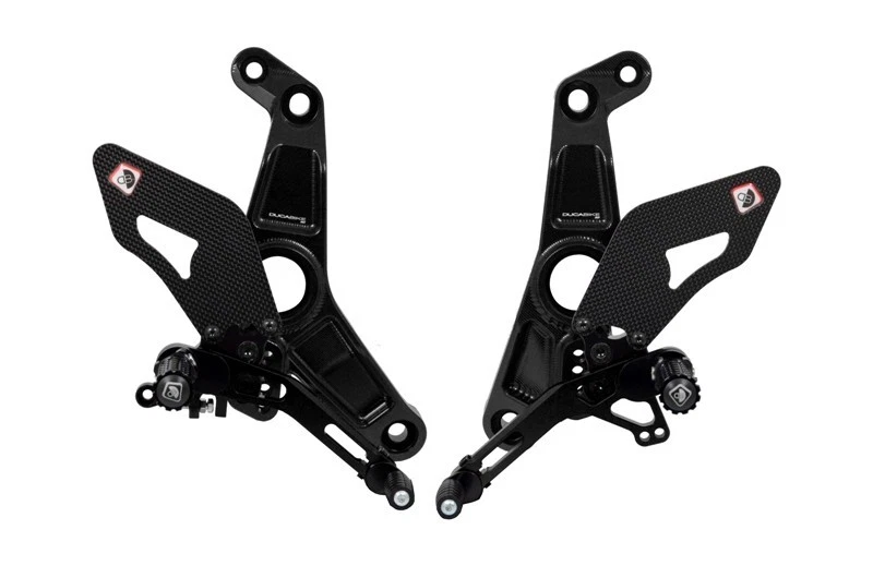 Ducabike Ducati Monster 1200R Adjustable Rearsets - Black-Black - Изображение 1 из 1
