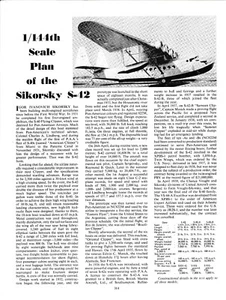 Dibujo a escala de aviones Sikorsky S-42 22/11/2024m - Imagen 1 de 1