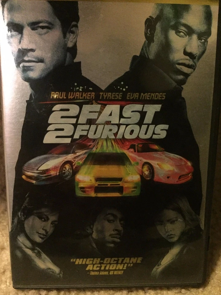 2 Fast 2 Furious (DVD, 2003, Widescreen) Paul Walker, Tyrese - Image 1 of 1