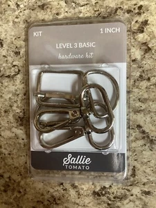 Kit básico de herrajes para monedero Sallie Tomato nivel 3 1 pulgada - níquel - Imagen 1 de 1