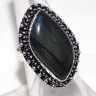 Fiery Labradorite 925 Silver Plated Gemstone Handmade Ring Us 7 Elegant Gift S20