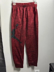Air Jordan Boys Red Sweat Pants Joggers Youth Size L - Picture 1 of 9