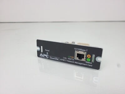 APC SmartSlot AP9617 Network Management Card 640-0826A-10 for UPS - Image 1 of 2
