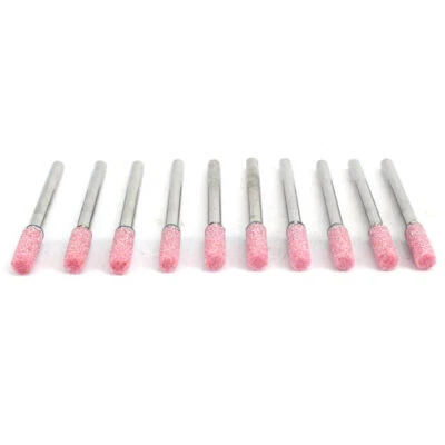 10Pcs 6mm×26mm Mini Grinding Head Bit Repair Tools with Shank 3mm Metal Abrasive - Image 1 of 4