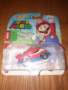 Hot Wheels Nintendo Personaje Coche Mario Rojo Nuevo - Imagen 1 de 5