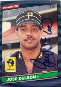 Jose DeLeon Autographed 1986 Donruss #235 - Picture 1 of 1