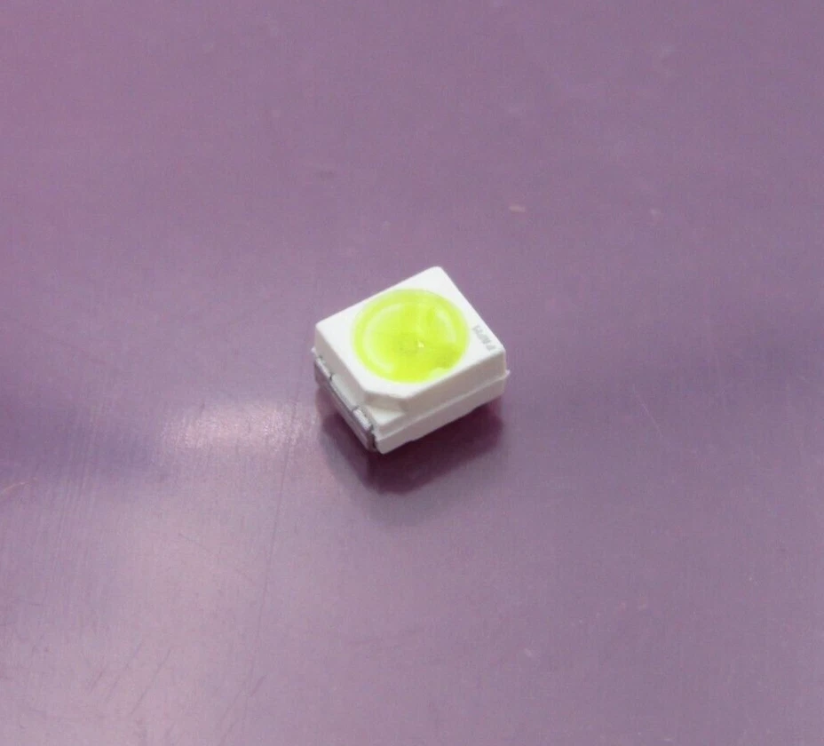 ( 25 PCS ) LED Cool White 6500K SMD 3.2V Yellow Lens LUWT6SG OSRAM  --  NOS - Image 1 of 1