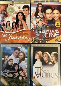 Telenovelas 4 DVD Lot Cómo En Cine, Tres Mujeres, Abrázame Muy Fuerte Las Juanas - Imagen 1 de 1
