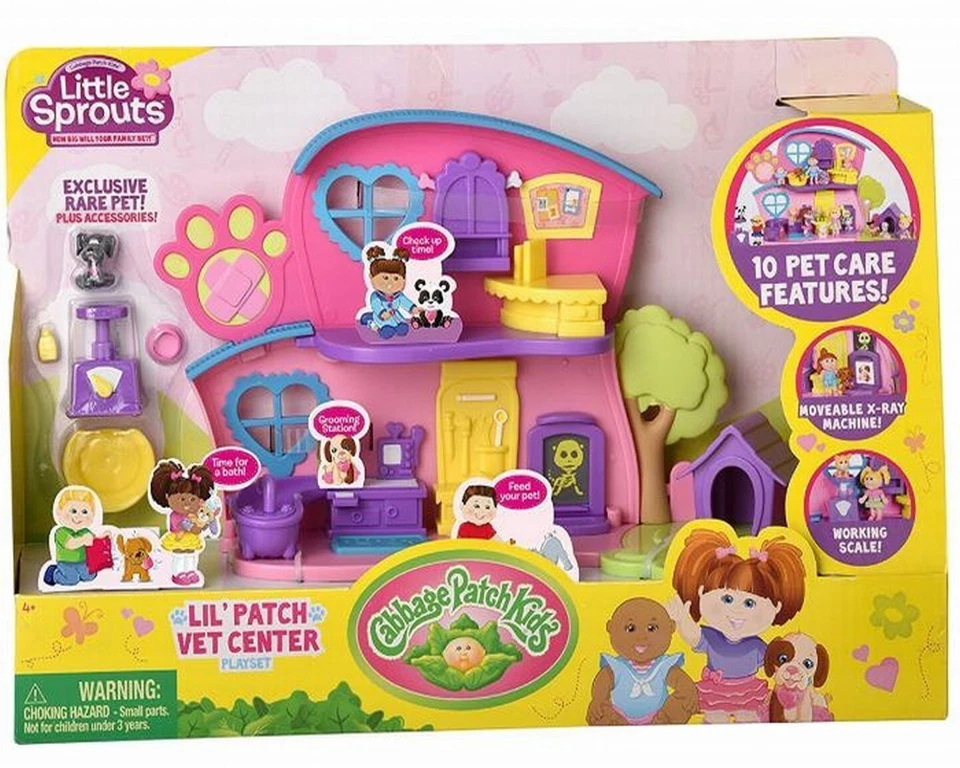 Cabbage Patch Kids Little Sprouts Lil Patch Veterinario Centro Juego Envío Gratis Foto 1 de 4