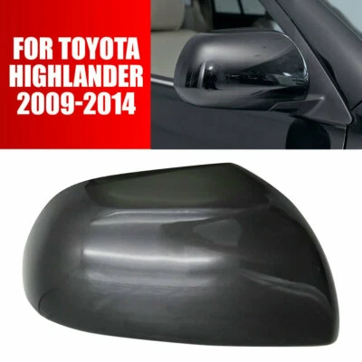 Tapa de cubierta de espejo retrovisor lateral derecho gris 1 pieza para Toyota Highlander 2008-2013 Foto 1 de 4