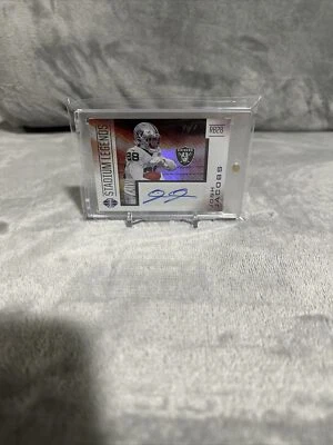 Josh Jacobs 1/1 auto 🔥🔥🔥 Las Vegas Raiders!!! MVP? - Image 1 of 3