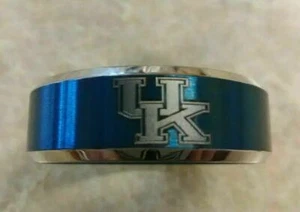Kentucky Wildcats blue Titanium Ring style #1, sizes 6-13 - Picture 1 of 1