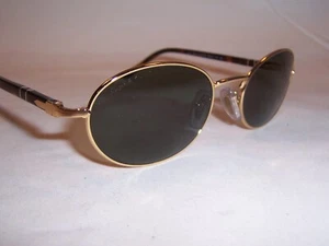NUEVO Gafas de sol Persol IDA PO 1018S 515/58 DORADO/VERDE POLARIZADO 55mm 1018 - Imagen 1 de 7