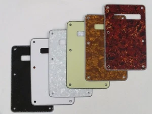 LEFT HANDED 3 Ply TREM BACK PLATE for USA/Mex Stratocaster 6 Colours - Picture 1 of 7