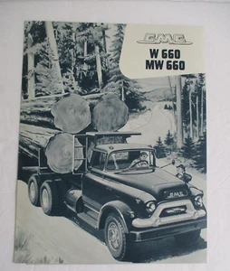 1956 GMC Truck W 660, MW 660 Sales Brochure - Picture 1 of 3