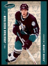 2005-06 PARKHURST JONATHAN HEDSTROM ANAHEIM MIGHTY DUCKS #9