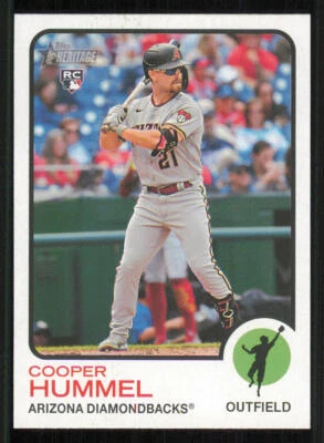 2022 Topps Heritage #504 Cooper Hummel RC - Image 1 of 2