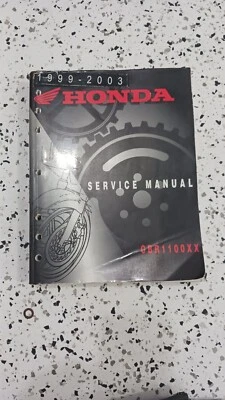 Manual de serviço de fábrica Honda 1999-2003 CBR1100XX fabricante de equipamento original - Imagem 1 de 4
