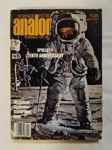 1979 July, Analog Sci-Fi/Fact Magazine, Apollo 11: Tenth Anniversary (MH412-1) - Picture 1 of 4