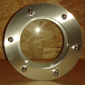 OJO DE BUEY PLANO PARA PUERTAS ACERO INOXIDABLE 150mm - Imagen 1 de 16