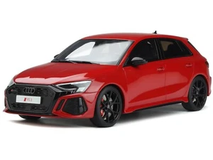 AUDI RS 3 SPORTBACK RED 1/18 MODEL CAR BY GT SPIRIT GT378 - Picture 1 of 8