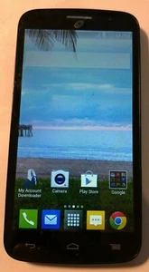 ALCATEL ONETOUCH Pop Icon 4GB A564 (Tracfone) Good Used Parts Repair Cracked - Picture 1 of 2