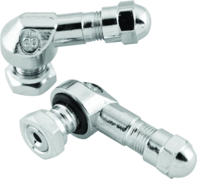 BikeMaster Valve Stem 2/Piece Pack Chrome | 151789 - Image 1 of 3