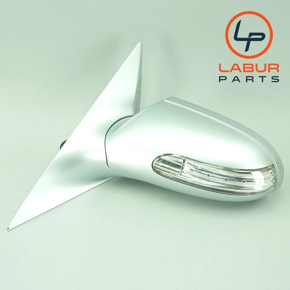 R171 05-08 梅赛德斯 SLK 级前左门侧后视镜银色 C1612 — 第 1/4 张图片