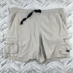 Columbia Shorts Womens Small Khaki Tan Cargo Pockets Outdoor Fishing Hiking Belt - Picture 1 of 16
