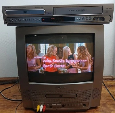 Reproductor combinado de doblaje Hi-Fi Magnavox MDV560VR VCR/DVD sin control remoto - PROBADO Foto 1 de 4