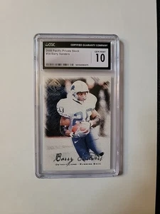 2000 Pacific Private Stock Football Barry Sanders #34 - CGC 10 - BS88 - Picture 1 of 2