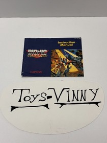 BIONIC COMMANDO Nintendo NES Game Original 1988 Instruction Manual Booklet *ONLY