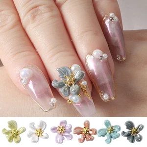 Accessories Flower Nail Charms DIY Nail Art Supplies 3D Nail Art Decorations - Picture 1 of 12