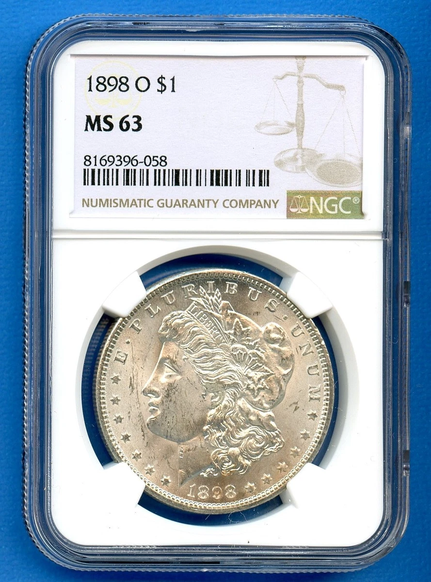1898 O モルガン・ダラー MS 63 1898 MS 63 Graded Morgan Dollars for sale | eBay
