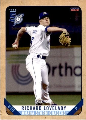 2018 Omaha Storm Chasers Choice #12 Dicky Lovelady Hinesville Georgia GA Card - Image 1 of 2