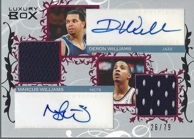 2006-07 Luxury Box Courtside Relics Auto Williams/Williams Auto Jersey/79 BSK - Image 1 of 2