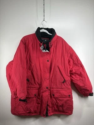 Chaqueta de Colección Pacific Trail Para Mujer Roja Forrada de Vellón Cordón Cintura Talla 1X Foto 1 de 4