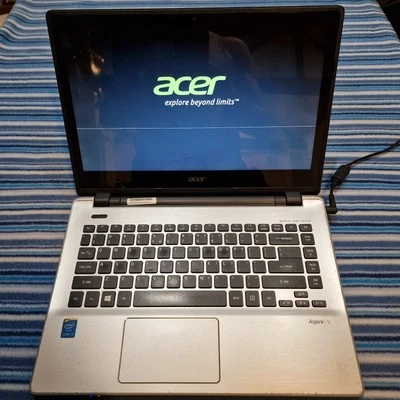 Acer Aspire V3-472P Touchscreen, i3 , 14" ,NO HDD, 4GB RAM, CRACKED SCREEN (151) - Image 1 of 4